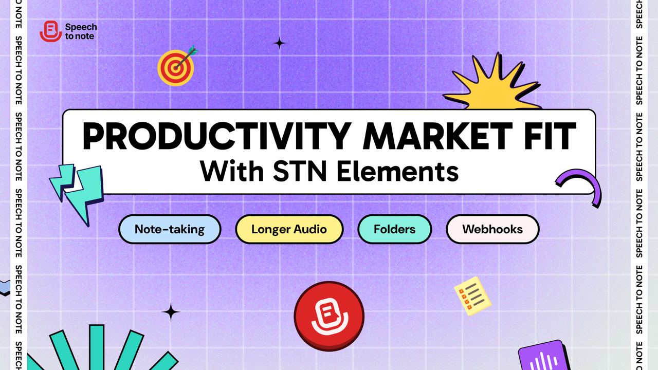 To Fit In Productivity-Market Fit: Why Voice-to-Text Is the Next Frontier of Work ...